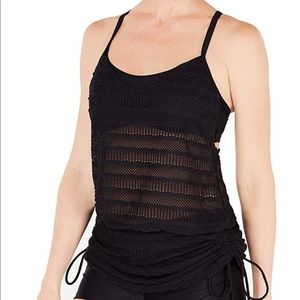 GO by Gossip Mix & Mesh Crocheted Tankini top